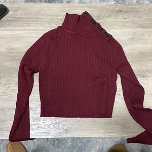 Zara knitwear Maroon shirt